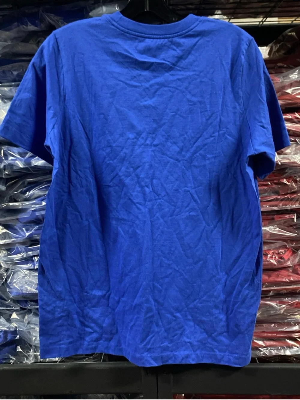 The Nike Tee “Just Do It” T-Shirt Logo Kids XL Unisex Blue White NWT FV4078-480